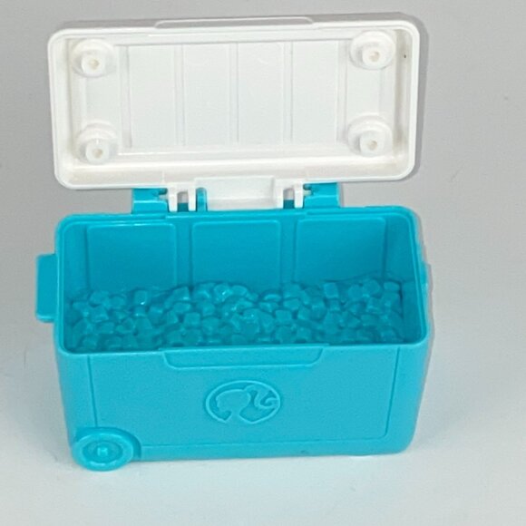 Barbie Cooler Ice Chest Pretend Play Accessories For Kids Place Sets Open Close - Picture 6 of 6
